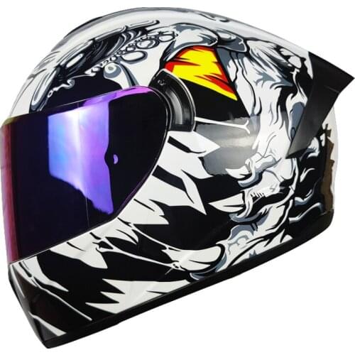 Helmet And Safety Helmet For Motorcycle Full Face Bike Motorcycle Casco Integral Moto Engine Motorcycle Full Face Casco Vintage