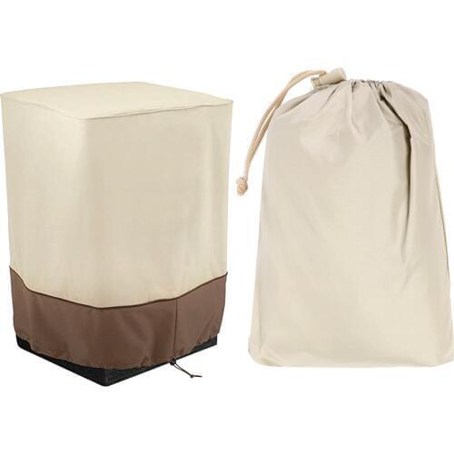 Foldable Dustproof Waterproof Sun Shade Fire Column Protective Cover Protector For Patio Outdoor 53x53x89cm