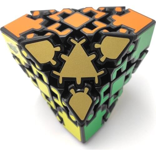 Lanlan Gear Truncated Cube Black Cubo Magico Educational Toy Drop Shipping