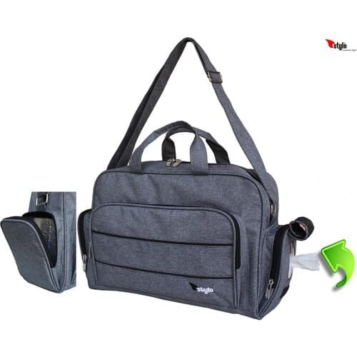 Stylo Mothers' Choice Mother Baby Care Bag-Gray