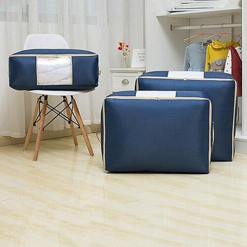 New Arrival Clothes Bag Underbed Storage Large Quilt Bag Portable Pillow Organizer Durable Clothes Bag Blanket Closet Organizer