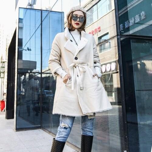 Genuine Leather Jacket Sheep Shearing Winter Coat Women Two Side Wear Womens Clothing Jaqueta De Couro 88122 YY844