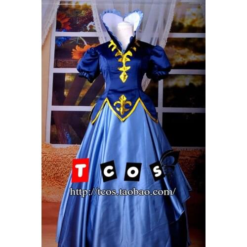 Fairy Tail Costumes Juvia Lockser Rain Girl Cosplay Costume Dress Gown Rode Evening Dress Halloween Costumes for Women