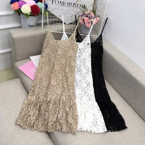 Women Based Lace Vest Lady Midi Long Sleeveless Tops Tees T-Shirt Fashion Warm Add Velvet Outfits Slim Tanks Bottomings ZNC1310