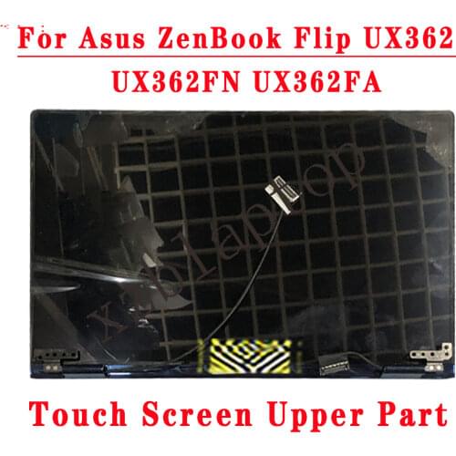 For Asus ZenBook Flip UX362 UX362FN UX362FA Laptop LCD Panel Touch Screen Upper Part 13.3-INCH FHD 1920*1080IPS Touch Screen LCD