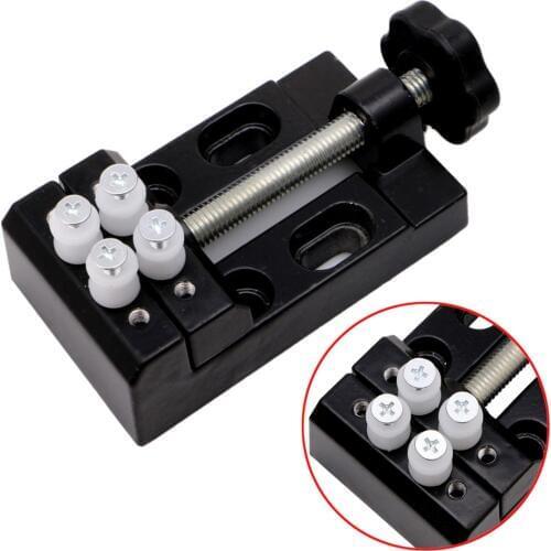1Pcs Mini Carving Bench Clamp Drill Press Vice Hand Micro Clip Flat DIY Sculpture Craft Tool Adjustable Hand Tool