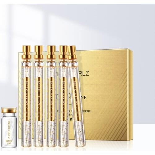 24K Gold Face Serum Active Collagen Silk Thread Face EssenceAnti-Aging Smoothing Firming Moisturizing Hyaluronic Skin Care Set