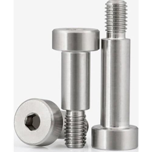 ￠5x3-16mm (M4) Shoulder Screw limit Screws Hex socket Bolts Stainless Steel 2PCS