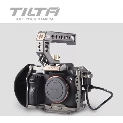 Tilta A7 A9 Rig Kit A7 iii Full Cage TA-T17-A-G For Sony A7 A9 A7III A7R3 A7M3 Top Handle Baseplate Focus Handle