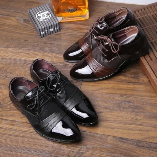 Leather Shoes For Men Young Korean Version Of big Code Men Shoes Zapatos De Baile Latino Latin Dance Shoes Banquet Dance Male