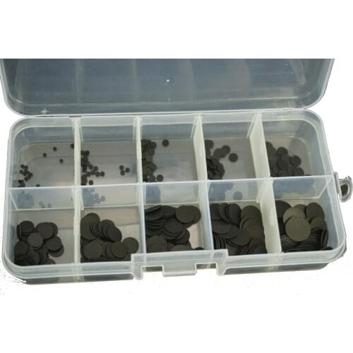 100PCS/LOT 1.5~10mm Replacement Rubber Conductive Button Pad Kit Keypad Repair Remote Control Conductive Rubber Buttons for IR r