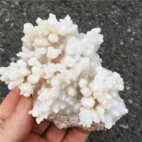 1pc 100g-580g Natural Raw Rough Rock Mineral Specimen White Stalactite Crystal Cluster for Home Decoration
