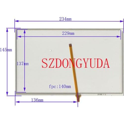 New Touchpad 10.1 Inch 4-Line 234*145 For AMT9558 AMT 9558 AMT-9558 Touch Screen Digitizer Glass Panel Sensor