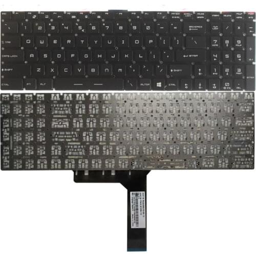 New for MSI MS-16H7 MS-1773 MS-16J2 MS-1781 MS-16J1 series laptop English us keyboard no-backlit black