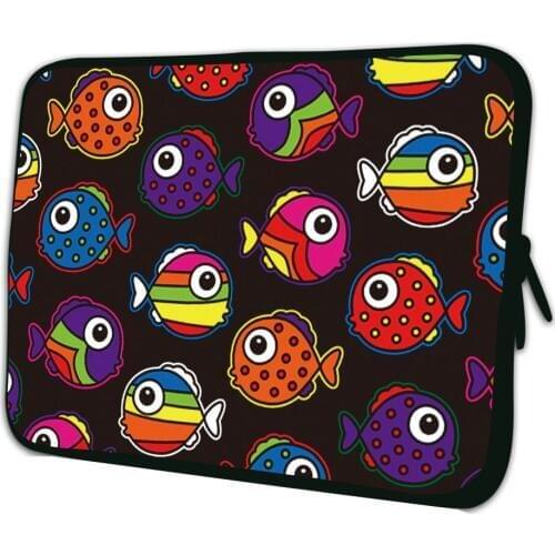 Colorful Fishes Boys Girls 10 inch 10.1 10.2 Tablet Sleeve Bag Cover Cases For Dell XPS 10 iPAD Air 9.7 For Nexus 10 Android Tab
