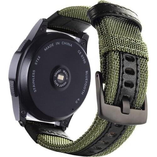 Strap 22 20mm Pebble Time for Samsung Gear sport S2 S3 Classic Frontier galaxy watch 42 46mm band huami amazfit bip huawei gt 2