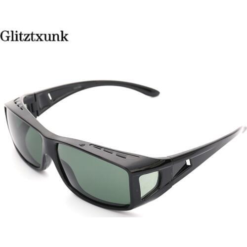 Glitztxunk Fashion Polarized Sunglasses For Women Brand Designer Men Goggles Sun Glasses High Quality Lower Price Eyewear Black