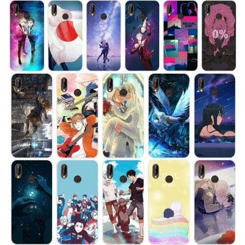 111AA Yuri On Ice Silicone TPU Protective Cover Phone Case On For Huawei P20 30 Pro Lite Case Soft
