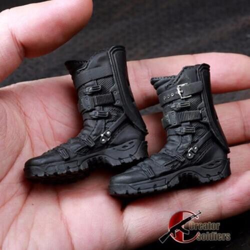 1/6 Soldiers Falcon Combat Boots Toy Model Shoes With Joint For 12" Action Figures Model Doll