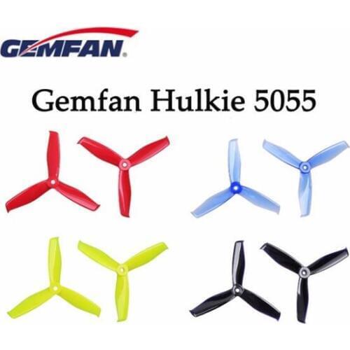 10 pairs Gemfan Hulkie 5055 3 Blade cw ccw Propeller prop compatible 2205 brushless motor for FPV Racing Drone frame