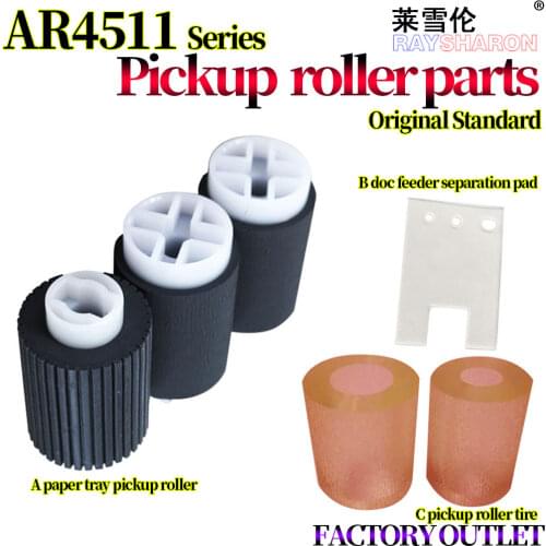 Paper Pickup Roller Kit Pickup Tire Use in Sharp AR 350 450 355 455 M310U 420U 351 451 3511 4511 3512 3512 4512 NROLR1682FCZZ