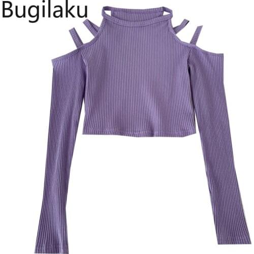 Женские укороченные футболки Bugilaku China At AliExpress