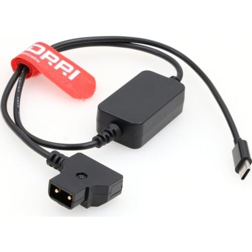 D-Tap to Regulated 5V USB Type-C Output Power Cable for audio/cine equipment