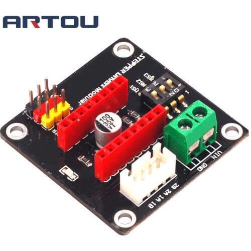 DRV8825 A4988 3D Printer 42 Stepper Motor Driver Controller Expansion Shield Module for Arduino Ramps1.4 DC Motor Drivers