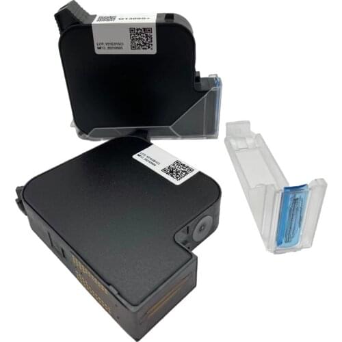 G1309S nozzle 25.4mm Black Red Green Blue White Yellow fast dry ink cartridge for 25.4 mm handheld inkjet printer