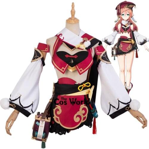 Genshin Impact Yanfei Outfit Games Cosplay Costumes