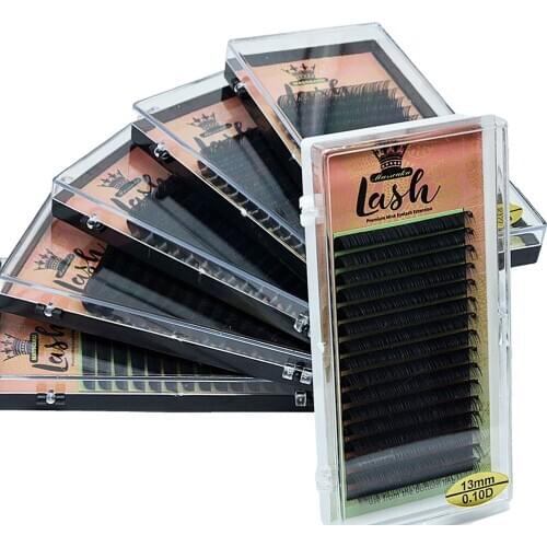 MASSCAKU Eyelashes Maquiagem 16 Rows Individual Eyelash Premium Soft Mink Eyelashes High Quality Faux Cils