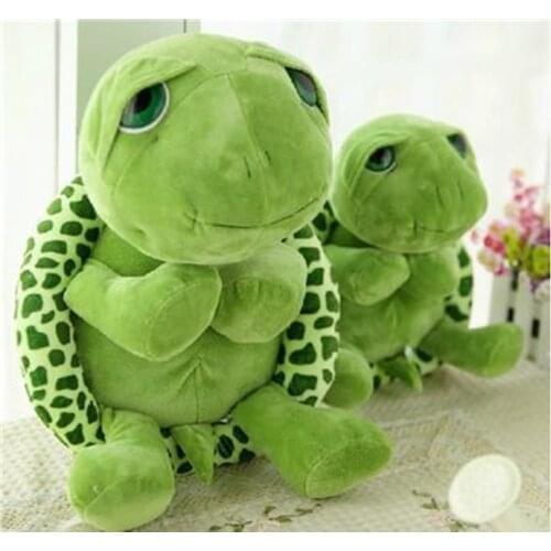20/30/40/60cm Cute Army Green Turtle Plush Toys with Big Eyes Doll Turtle Kids Birthday Christmas Gift