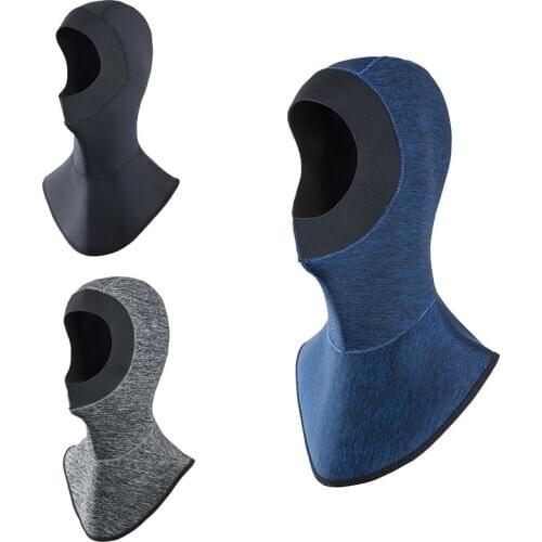 Neoprene Wetsuit Hood Scuba Diving Hood 2MM for Men Women Youth, Bib Dive Cap Surfing Thermal Hood for Kayak Snorkel Swim Sail