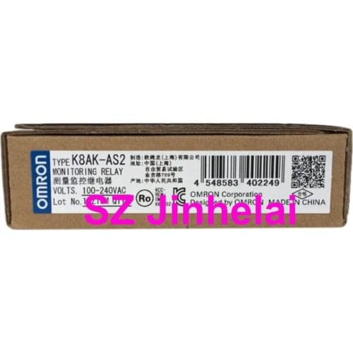 OMRON K8AK-AS2 Authentic Original Measuring Monitoring Relay 100-240VAC 24VDC