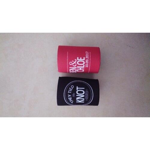 Wholesale Customized LOGO Printing Stubby Holders Neoprene Beer Bottle Can Coolers with Logo Printing Wedding Gift