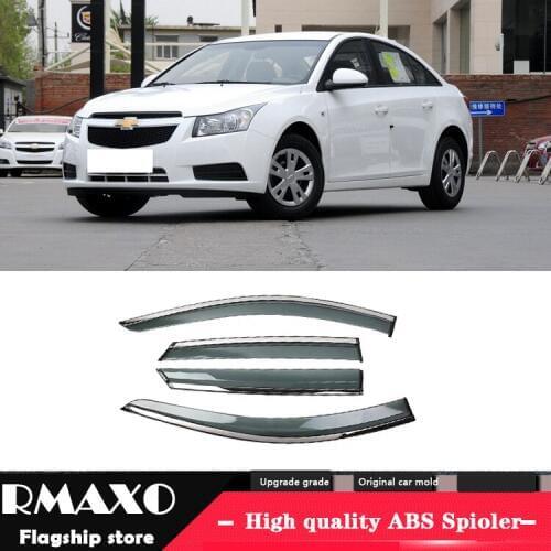 For Chevrolet Cruze 2009-2014 Plastic Window Visor Vent Shades Sun Rain Deflector Guard 4PCS/SET