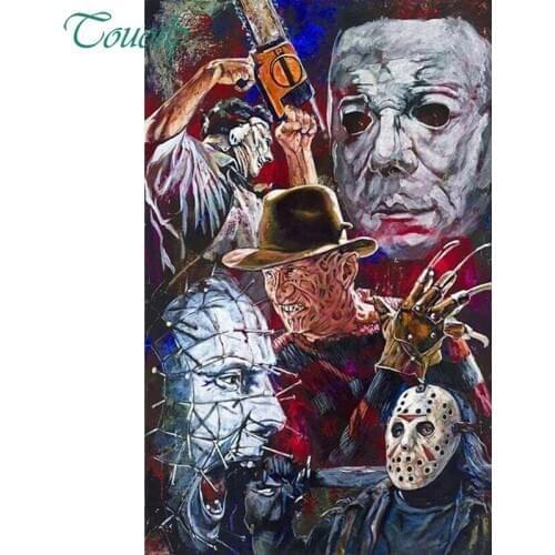 Full,Diamond Embroidery,5D,Diamond Painting Horror saws Kits,Cross Stitch,3D,Diamond Mosaic,Needlework,Crafts,Christmas,gifts