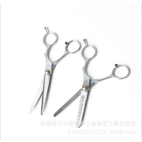 Professional Cutting Thinning Hair Shears Barber Haircut Scissors Salon Hair Dressing Scissors Hair Styling Tools 100sets