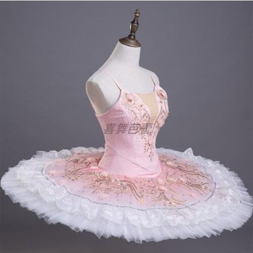 Professional High Quality 12 Layers Women Adult Performance Wear Ballet Tutu pink