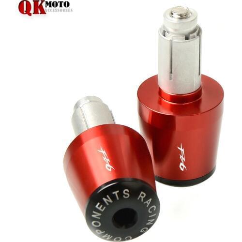 Motorcycle handlebar grips handle bar ends 22mm 7/8"" hand Grips For FZ6 FAZER 2004 2005 2006 2007 2008 2009 2010 for FZ6