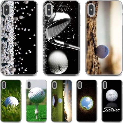 Silicone Housing For Samsung Galaxy A10 A40 A50 A70 A3 A5 A7 A9 A8 A6 Plus 2018 2015 2016 2017 Many Golf Ball Pattern Sport