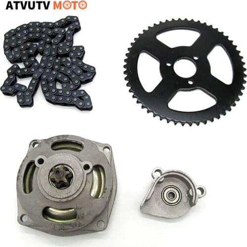 T8F Chain 126 Links 54 Tooth Rear Sprocket 6 teeth Clutch Gear Box For 49CC Mini moto Pocket Bike ATV