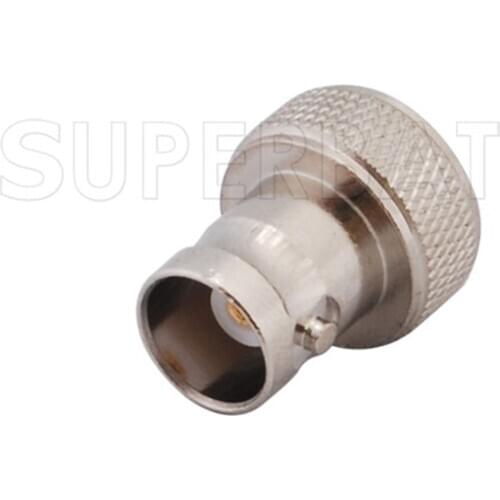 Superbat 5pcs SMA-BNC Adapter SMA Jack to BNC Female Chassis Straight RF Coaxial Connector