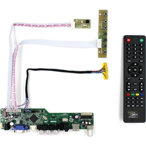 TV HD MI VGA AV USB AUDIO LCD controller Board for 12.1" HSD121PHW1 1366X768 LCD Screen