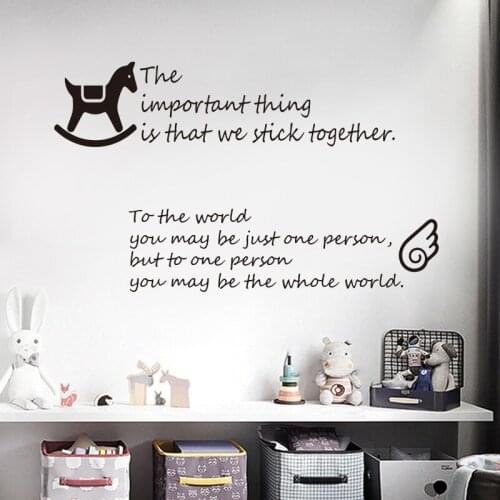 Inspirational Quote Sentence Wall Sticker Home Decor Self Adhesion Pvc Wall Decal Bedroom Living Room Decoration Poster