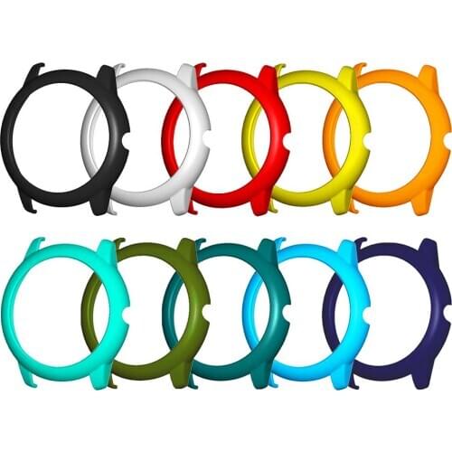 Protective Case Cover Smart Watch Case For Haylou Solar Watch Cover Bumper Accessories Protector Full Coverage Screen Cases