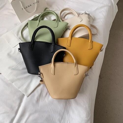 Women Leather Handbags Womens PU Tote Bag Large Female Shoulder Bags Bolsas Femininas Femme Solid Color Diagonal Bag