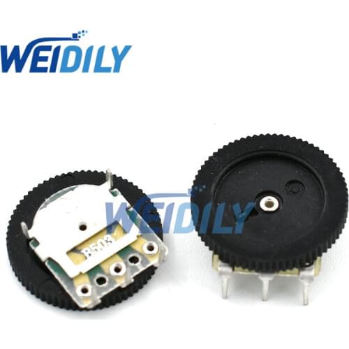 10PCS/LOT 16*2mm Single Gear tuning potentiometer B503 50K 3Pin Dial Potentiometer