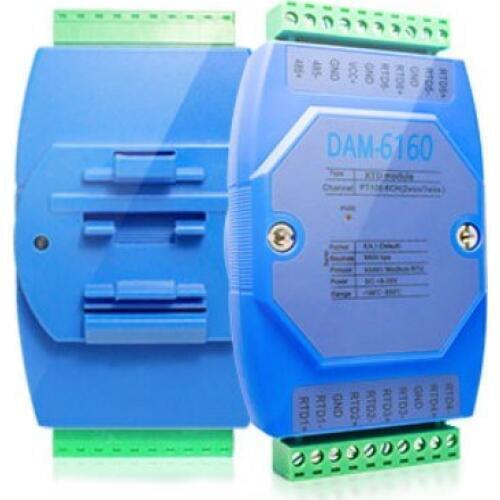 16 Channels Analog Inputs 16AI Isolated Module Voltage Current RS232 RS485 Modbus or CAN Bus, Inputs optional