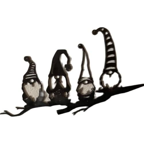 Metal Ornament Standing Silhouette Stainless Steel Garden Home Garden Decoration Gnomes Yard Owl Animal